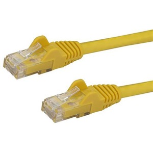 StarTech.com Cable de 2m Amarillo de Red Gigabit Cat6 Ethernet RJ45 sin Enganche
