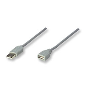 CABLE USB EXTENSION 1.8M, GRIS