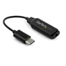 CONVERTIDOR DE AUDIO USB-C A 3.5MM - NEGRO - USB-C A AUX