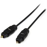 Cable 3m TosLink® Audio Digital Óptico SPDIF Delgado - Negro StarTech.com THINTOS10