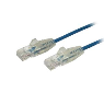 Cable de 1.8m de Red Ethernet Cat6 Delgado Sin Enganches - Cable de Red Snagless - Azul StarTech.com N6PAT6BLS