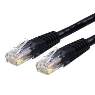 Cable de Red 91cm Categoría Cat6 UTP RJ45 Gigabit Ethernet ETL - Patch Moldeado - Negro StarTech.com C6PATCH3BK