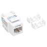 JACK RJ45 CAT5E UTP KEYSTONE DE IMPACTO BLANCO