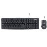 KIT TECLADO Y MOUSE ALAMBRICO OPTICO CONEXION USB TECLAS ESPAÑOL